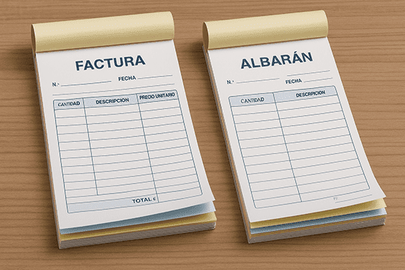 Talonarios de albaranes autocopiativos