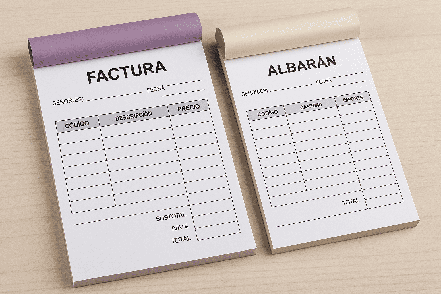 Talonarios y tickets en papel autocopiativo personalizados en Zaragoza por Artesello